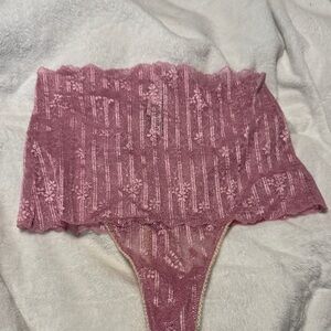 Victoria's Secret Lace Panties in Mauve